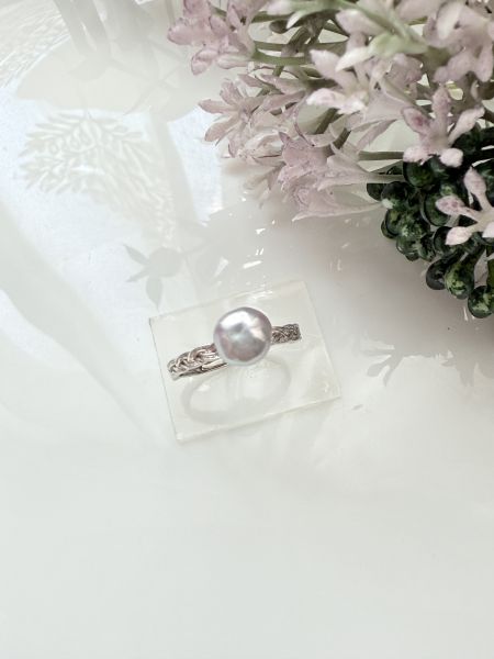 淡水珍珠戒指-簡約款#rpe0916 
