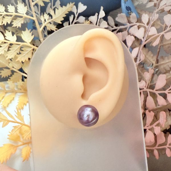 淡水珍珠-金屬濃紫#e0805 