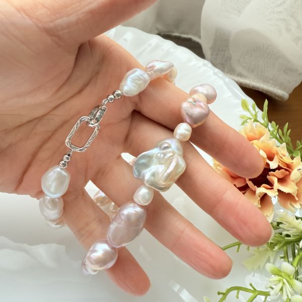 設計款珍珠項鍊46公分#C19-0620-1 