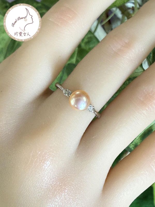 日常小精緻款戒指#rfp0818 輕珠寶戒指,珍珠戒指,淡水珍珠戒指