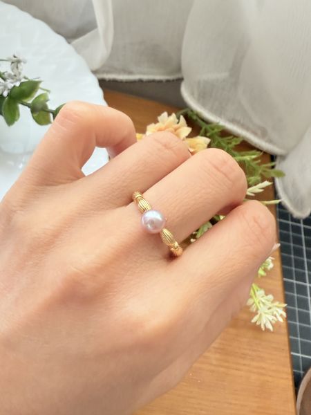 淡水珍珠戒指-日系款#PFL1264 