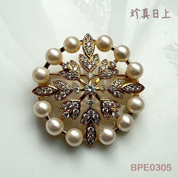 淡水珍珠別針02 珍珠別針