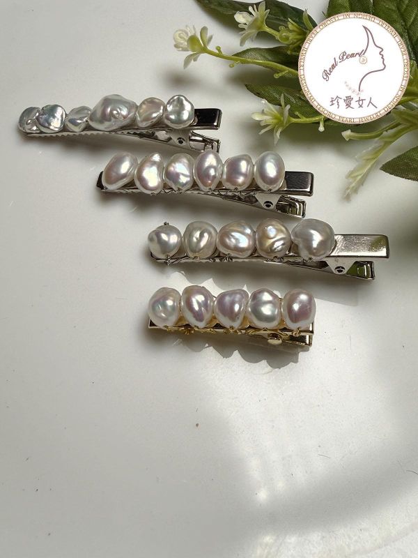 日常經典排珠款鴨嘴夾HR0002 鴨嘴夾/髮夾/側邊夾