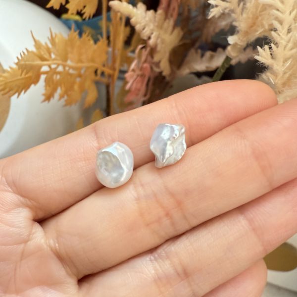 藍血銀子單支耳釘efc160 