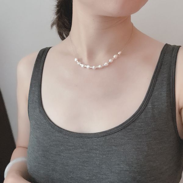 設計款珍珠項鍊#S01 