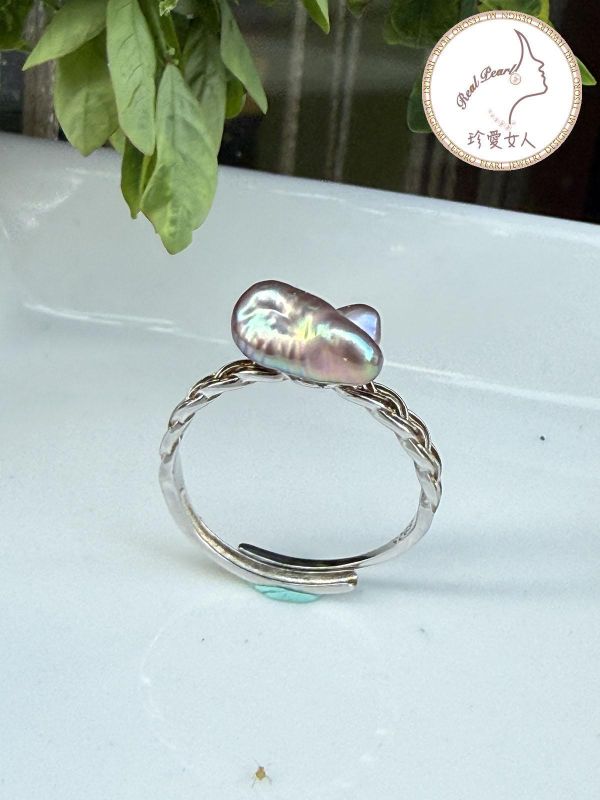 Iris幻彩珍珠戒淡水珍珠戒指#rfp0812 輕珠寶戒指,珍珠戒指,淡水珍珠戒指