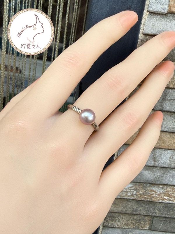 淡水珍珠戒指-簡約款#PFL1265 