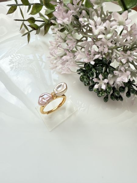 淡水珍珠戒指-啾啾款#rfp0321 