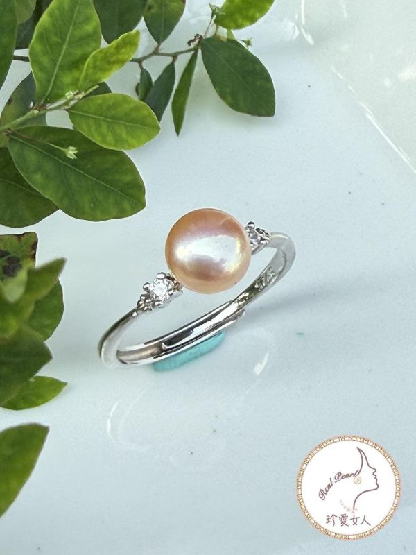 日常小精緻款戒指#rfp0818 輕珠寶戒指,珍珠戒指,淡水珍珠戒指
