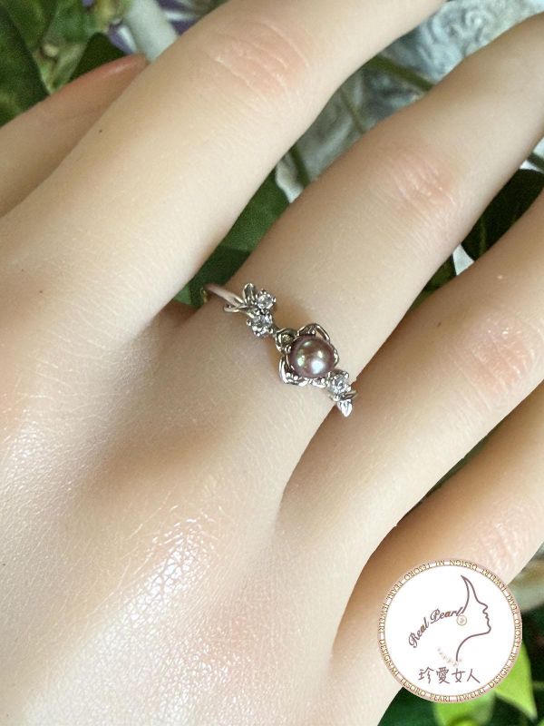 日常小精緻款戒指#rfp0823 輕珠寶戒指,珍珠戒指,淡水珍珠戒指