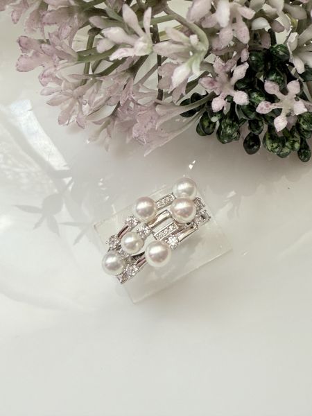 淡水AK珍珠戒指-多珠款#rfp0502 