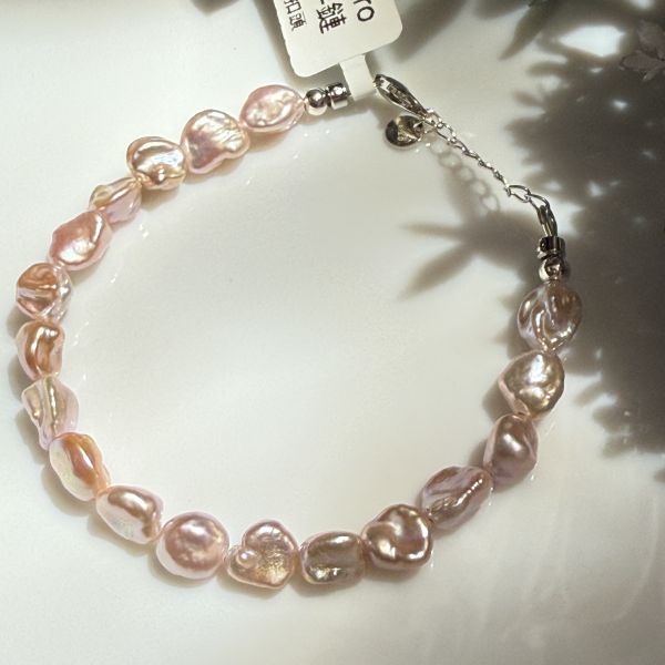 精品粉銀子手鍊0928 