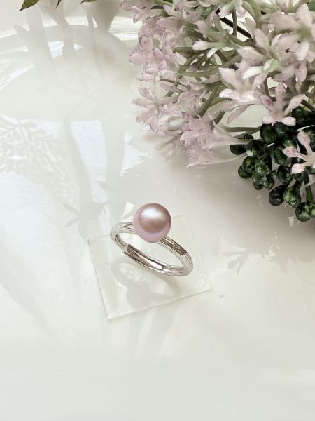 淡水珍珠戒指-簡約款#PFL1265 