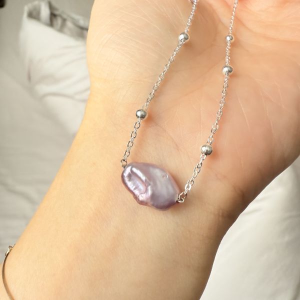 設計款珍珠項鍊#S07 