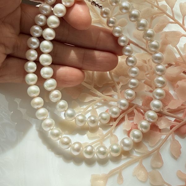 X07經典珍珠項鍊7-8mm 