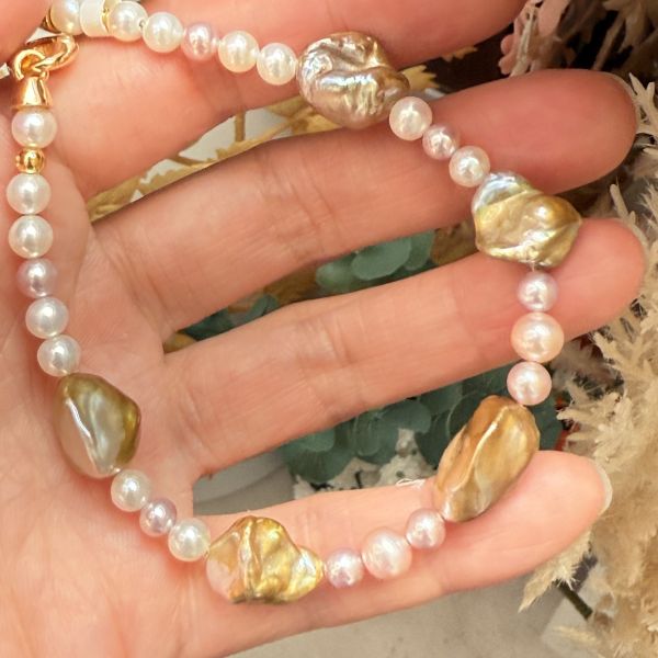 18手圍專屬-稀有鎏金色設計款手鍊 