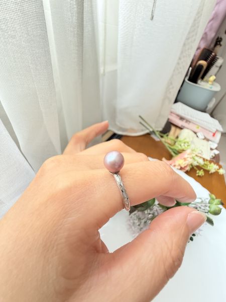 淡水珍珠戒指-簡約款#PFL1265 