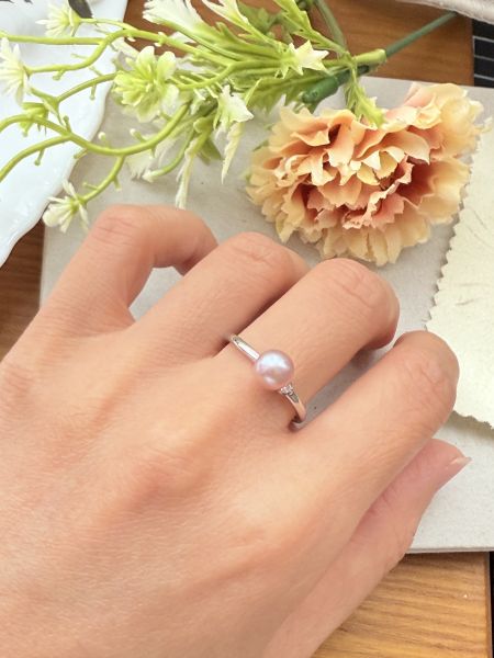 淡水珍珠戒指-日系款#PFL1263 