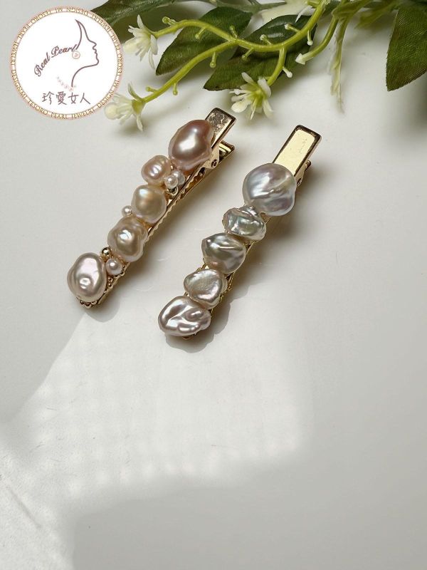 經典素珠款鴨嘴夾HR0005 鴨嘴夾/髮夾/側邊夾