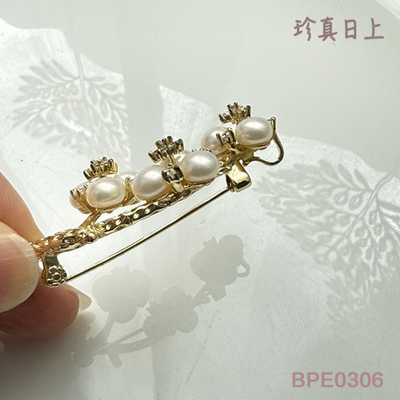 淡水珍珠別針02 珍珠別針