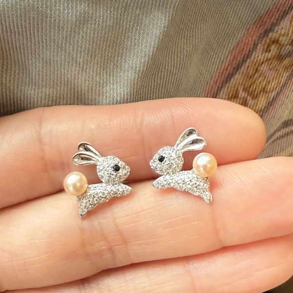 小兔子耳釘efws263 