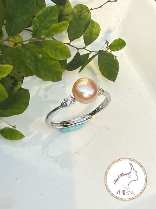 日常小精緻款戒指#rfp0818 輕珠寶戒指,珍珠戒指,淡水珍珠戒指