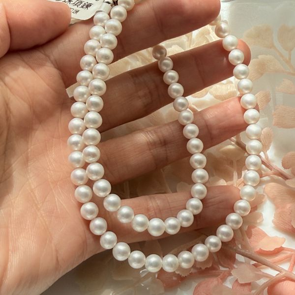 C13經典珍珠項鍊5-5.5mm 