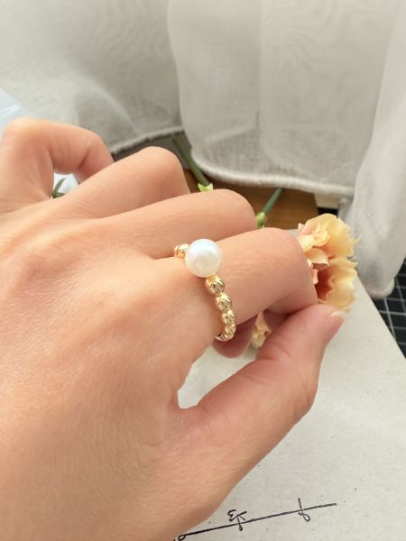 日本Akoya珍珠戒指-簡約款#sfp1715 