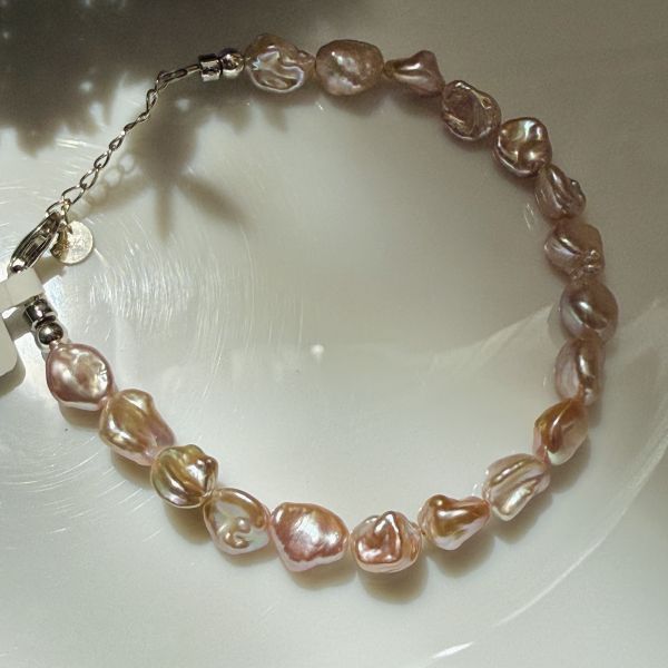 精品粉銀子手鍊0928 