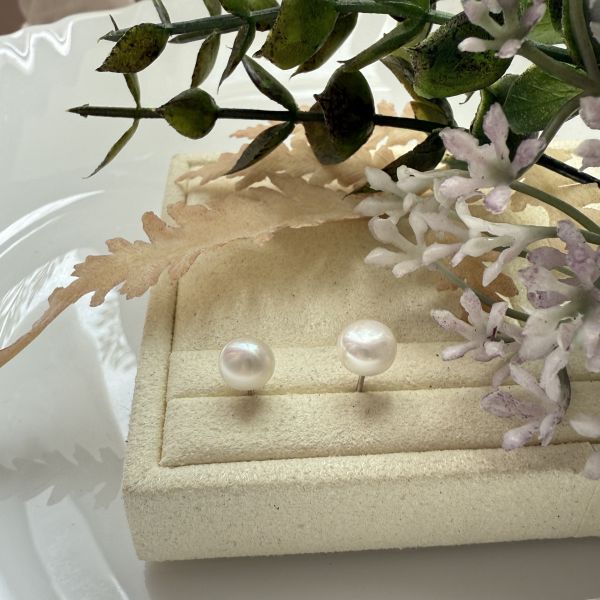 白亮小饅頭單支耳釘efc150w 