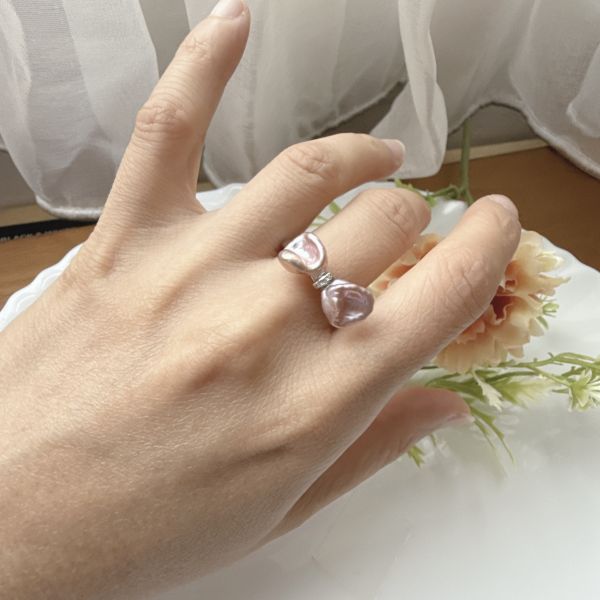 淡水珍珠戒指-啾啾款#rfp0320 