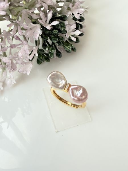 淡水珍珠戒指-啾啾款#rfp0321 