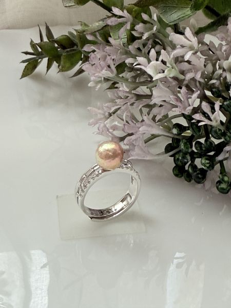 淡水珍珠戒指-個性款#rpe0921 