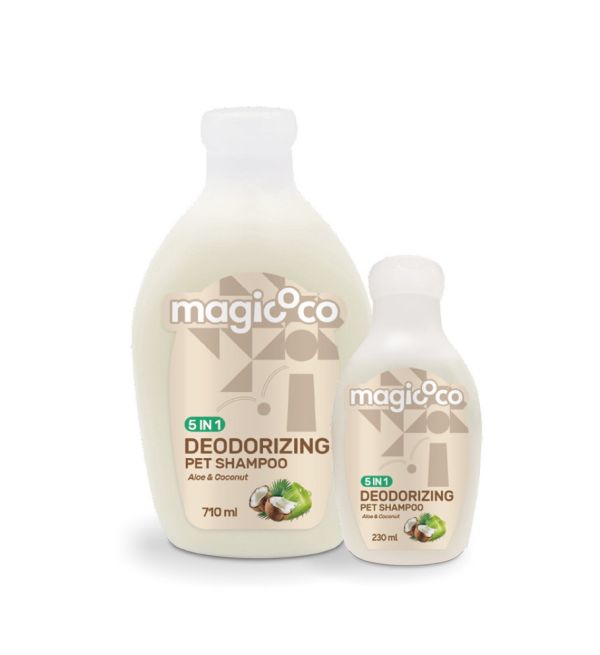 Magicoco魔力椰 [椰子除臭5 in 1洗毛精] 230ml／710ml【犬貓適用】 