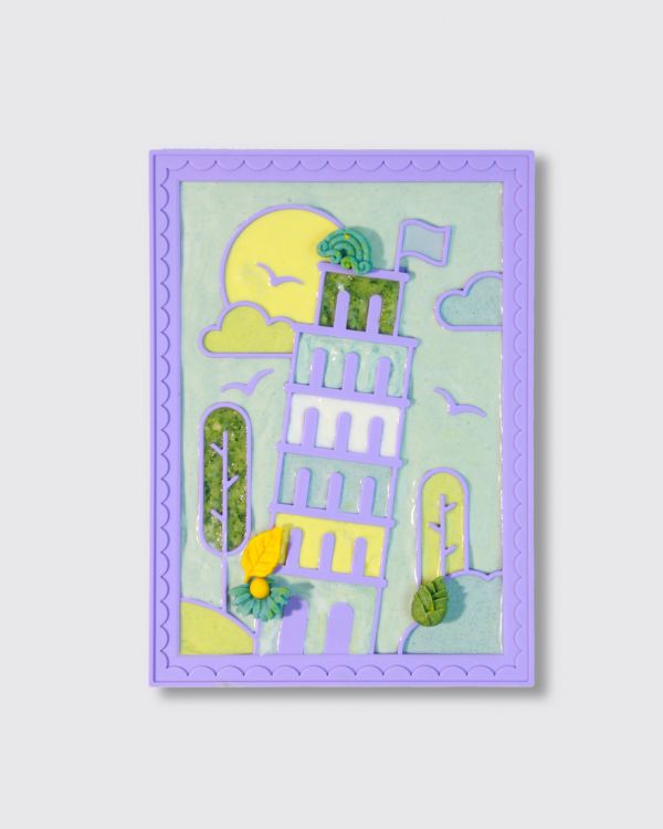 Ululina 烏嚕利納 比薩斜塔_舔食盤【犬貓通用】 