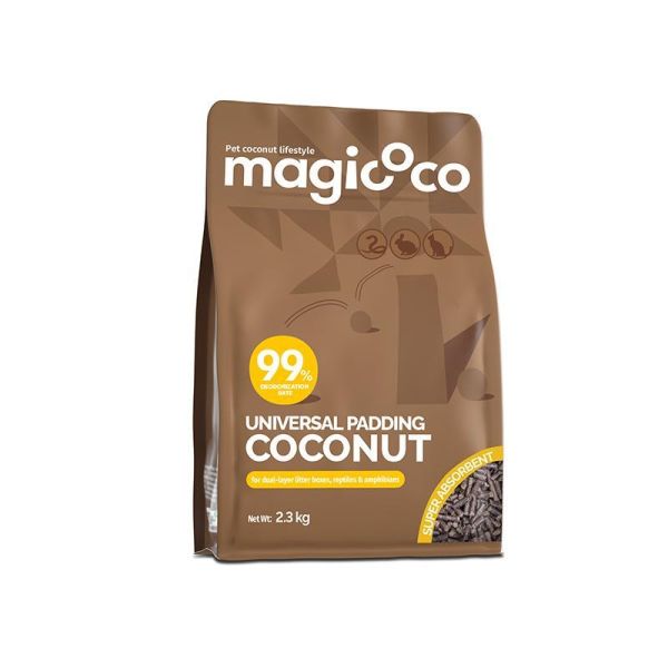 【小動物或爬蟲類用】Magicoco魔力椰 [椰子通用砂_粗顆粒]2.3kg 