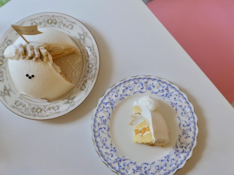 母親節限定：香草籽牛奶糖卡士達麻糬芒果狗狗戚風蛋糕 