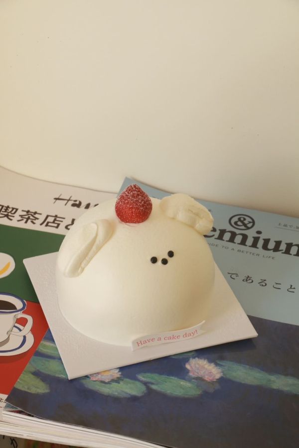 雪花狗狗馬達加斯加香草籽戚風蛋糕 