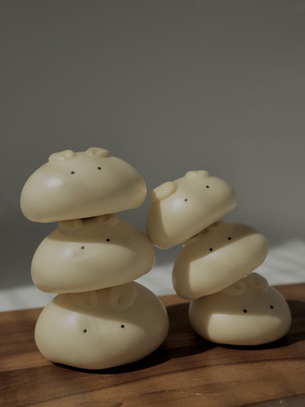理工兔-鮮奶白饅頭(六顆) 