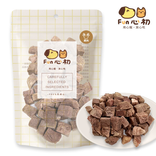 FUN心初-鹿肉小凍乾 全宏寵物零食, 高品質寵物食品, 天然寵物食品, 健康寵物零食, 營養寵物食品, 安全寵物點心, 無添加寵物零食, 寵物零食製造, 寵物食品OEM, 台灣寵物食品, 寵物專用零食, 精選食材寵物食品, 科學配方寵物食品, 低敏寵物零食, 無穀寵物食品, 寵物營養點心, 寵物補充零食, 狗狗零食, 貓咪零食, 健康狗零食, 天然狗點心, 營養貓零食, 狗貓通用零食, 低脂寵物食品, 高蛋白寵物食品,