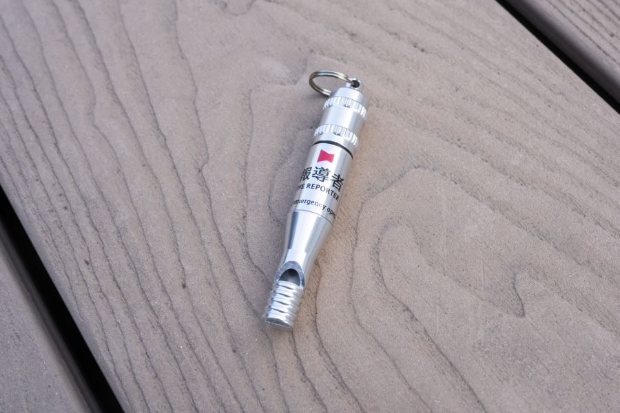 註記式鋁製求生口哨 