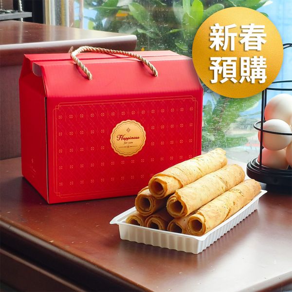 【春節預購】手工厚蛋捲 (2盒一組) 