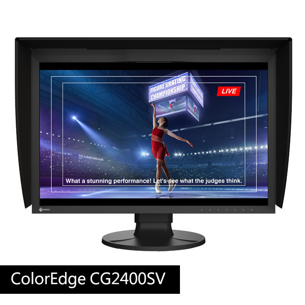 ColorEdge CG2400SV  24.1吋 DCI P3/廣色域/硬體校色/專業編輯剪輯顯示器 