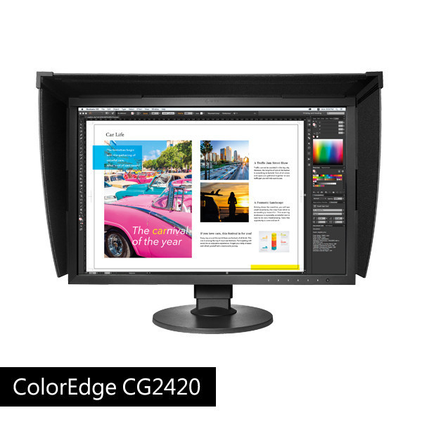 ColorEdge CG2420 24.1吋 Adobe RGB 99% 廣色域/自動校色/硬體校色專業顯示器 