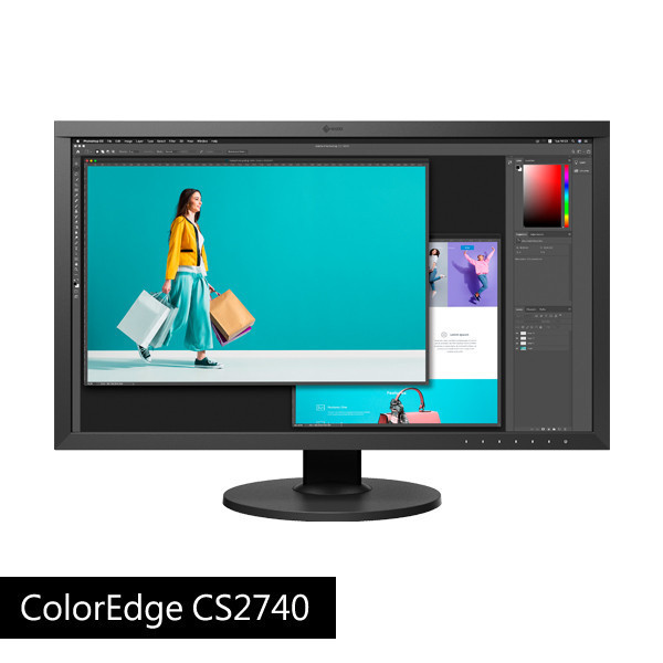 ColorEdge CS2740 (產品出清) 27吋 UHD 4K/ARGB 99%/USB Type-C/廣色域/硬體校色專業顯示器 