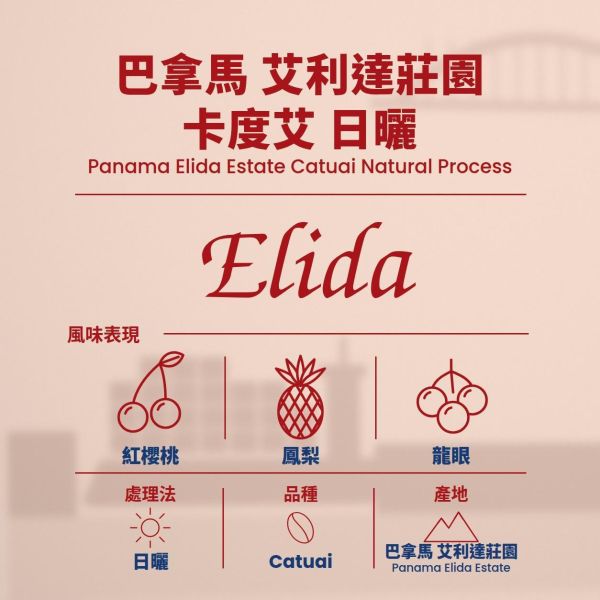 巴拿馬 柏克特 艾利達莊園 