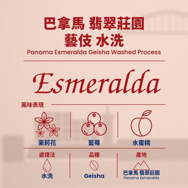 巴拿馬 翡翠莊園 紅標藝伎 