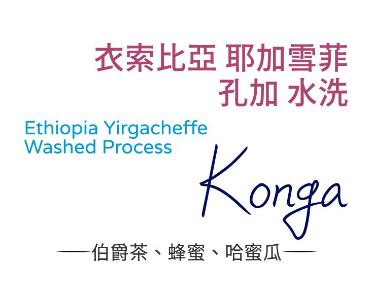 衣索比亞耶家雪菲Konga 水洗 