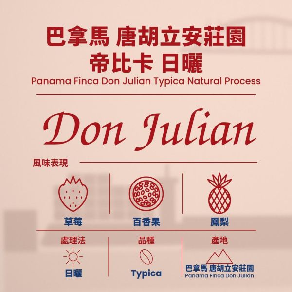 巴拿馬 柏克特 唐胡立安莊園 帝比卡 