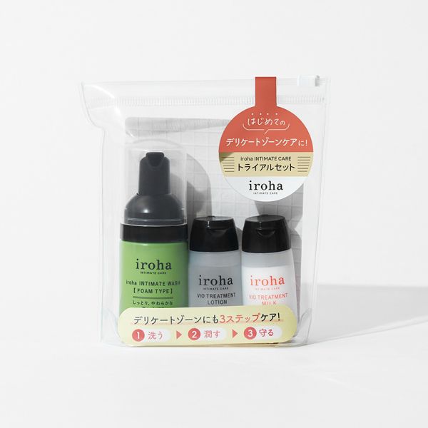 日本TENGA iroha 依柔華私密呵護體驗組合【沐浴乳+保濕水+乳液】 生活用品、藥妝雜貨、沐浴乳、洗髮精、洗面乳、洗澡、洗頭、洗臉、美妝品、BODY SOAP、肥皂、乳液、頭痛藥、止痛藥、保濕水、乳液